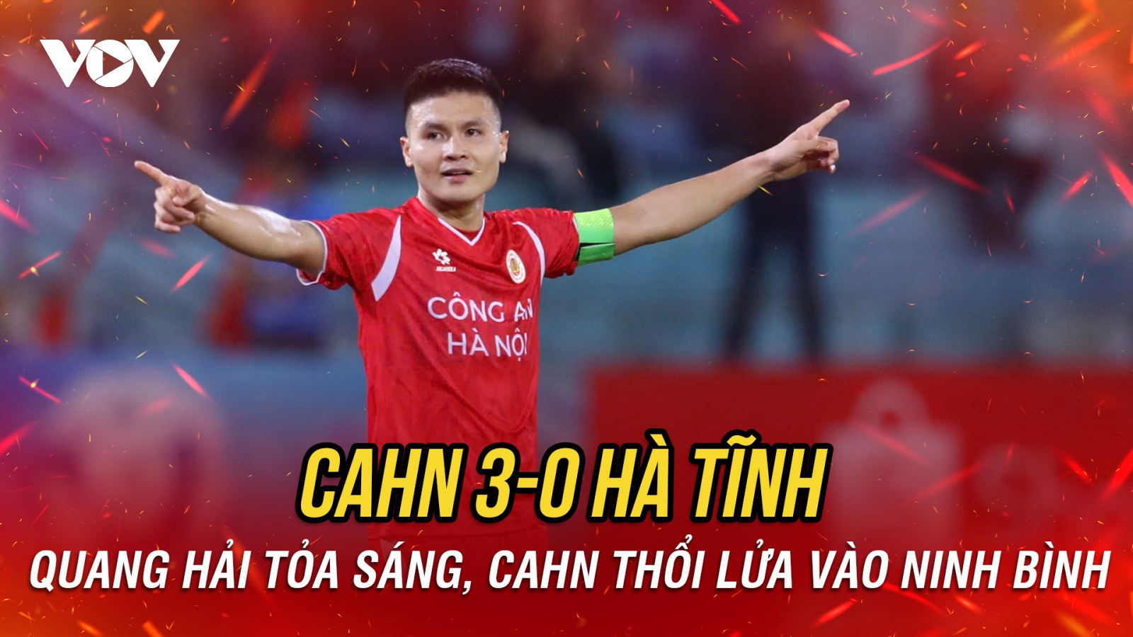 Kết quả vòng 11 V-League 2025/2026: CAHN thắng đậm Hà Tĩnh